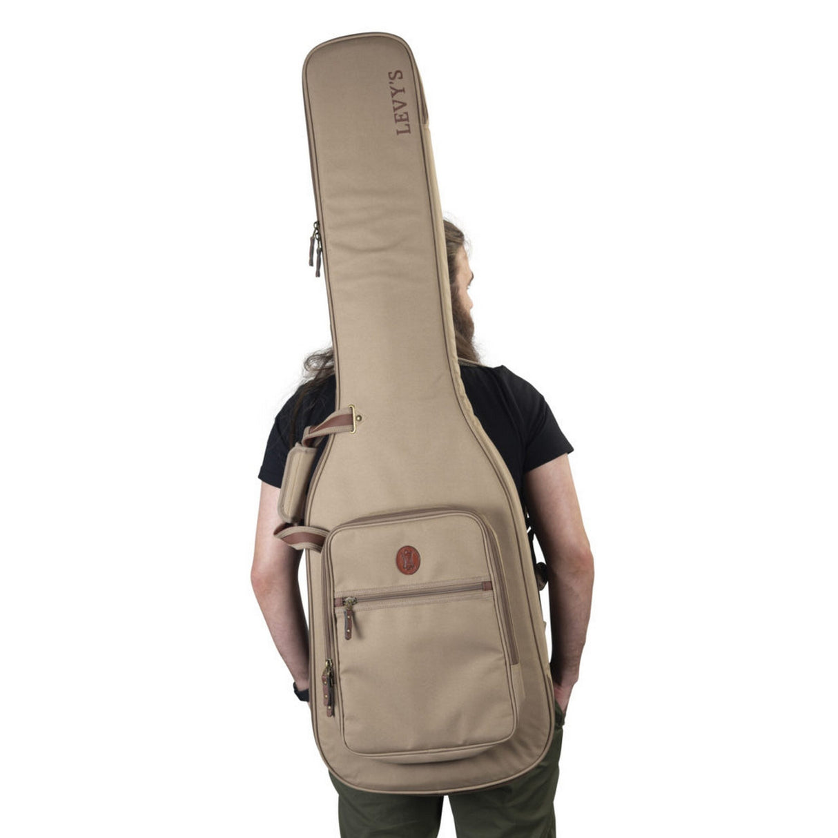 Levy’s Deluxe Gig Bag for Bass Guitars Tan