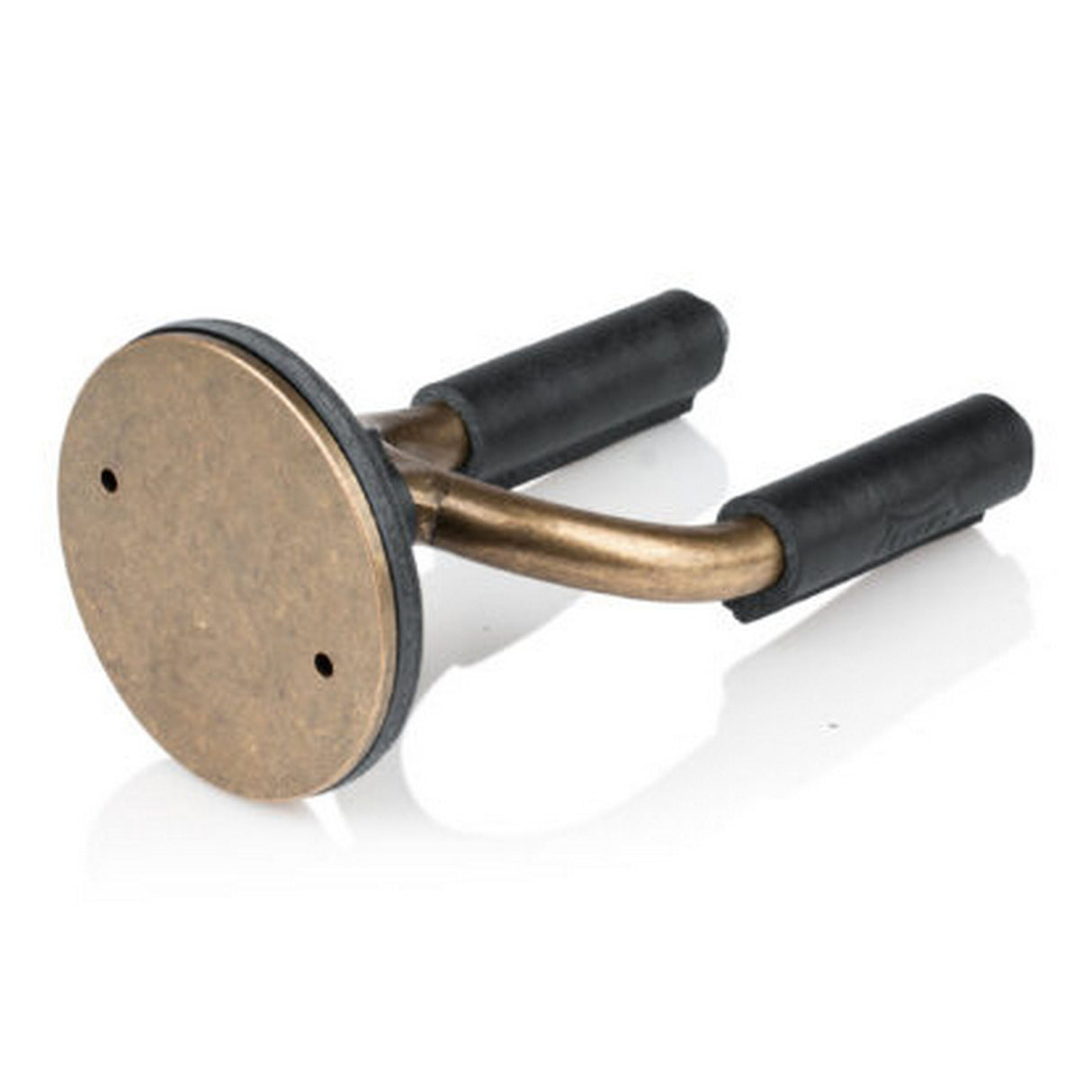 Levy’s Brass Forged Guitar Hanger with Black Leather - accessories