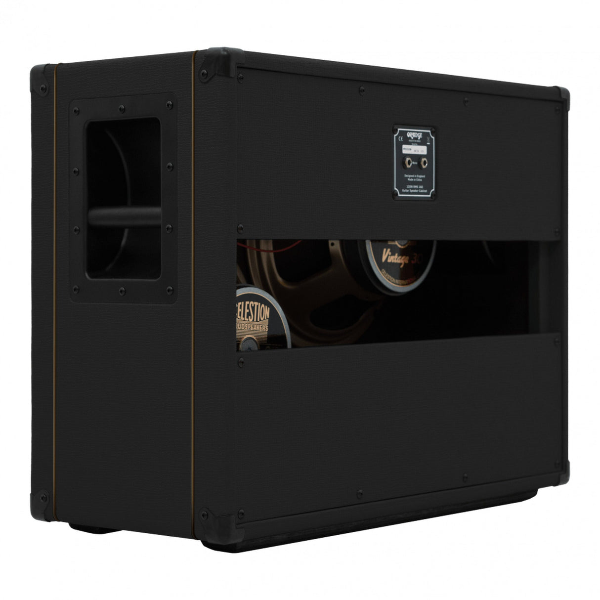 Orange PPC212OB 2 x 12 Open-Back Celestion Vintage 30 Speakers Guitar Cabinet Black - amps