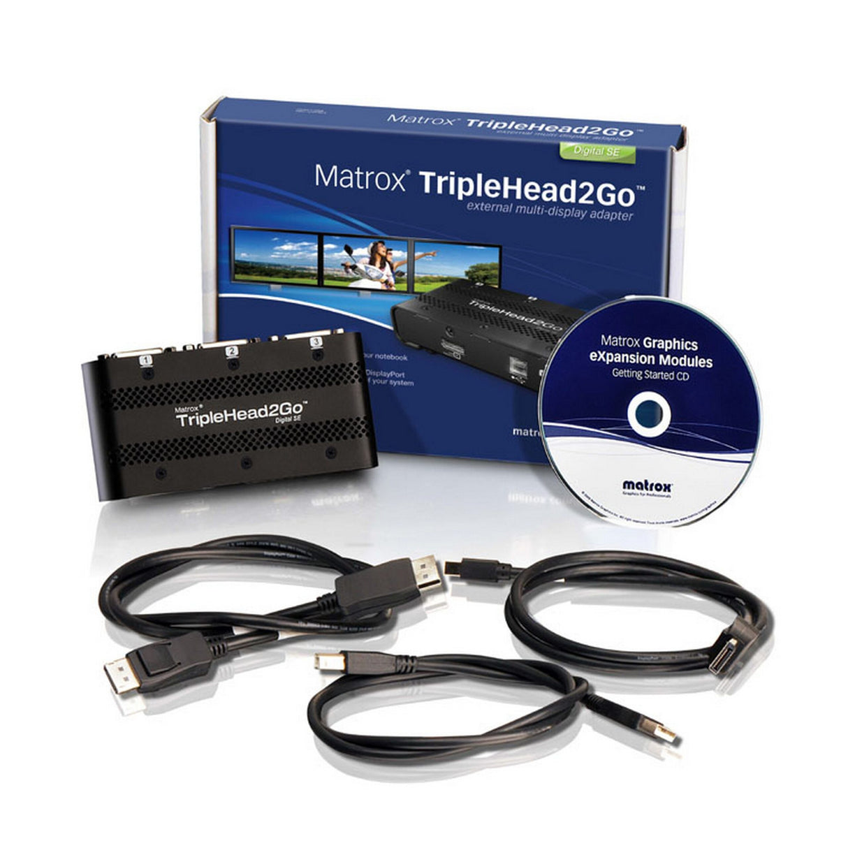 Matrox T2G-DP3D-IF TripleHead2Go Digital SE External Multi-Display Adapter