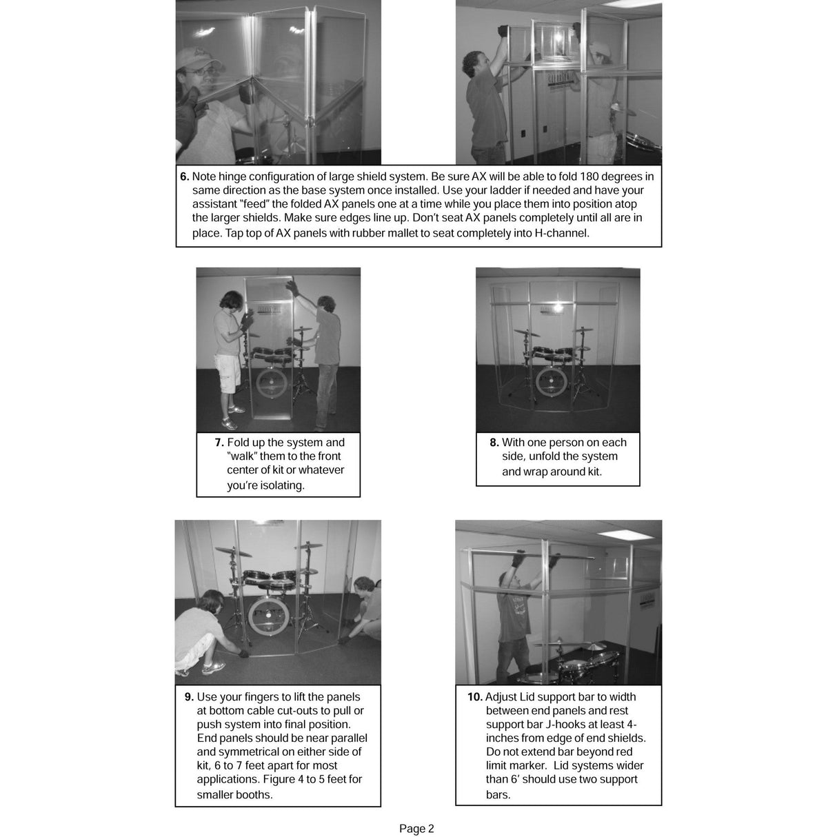 ClearSonic IPA IsoPac A Portable Drum Isolation Booth, 60-70% Volume Reduction