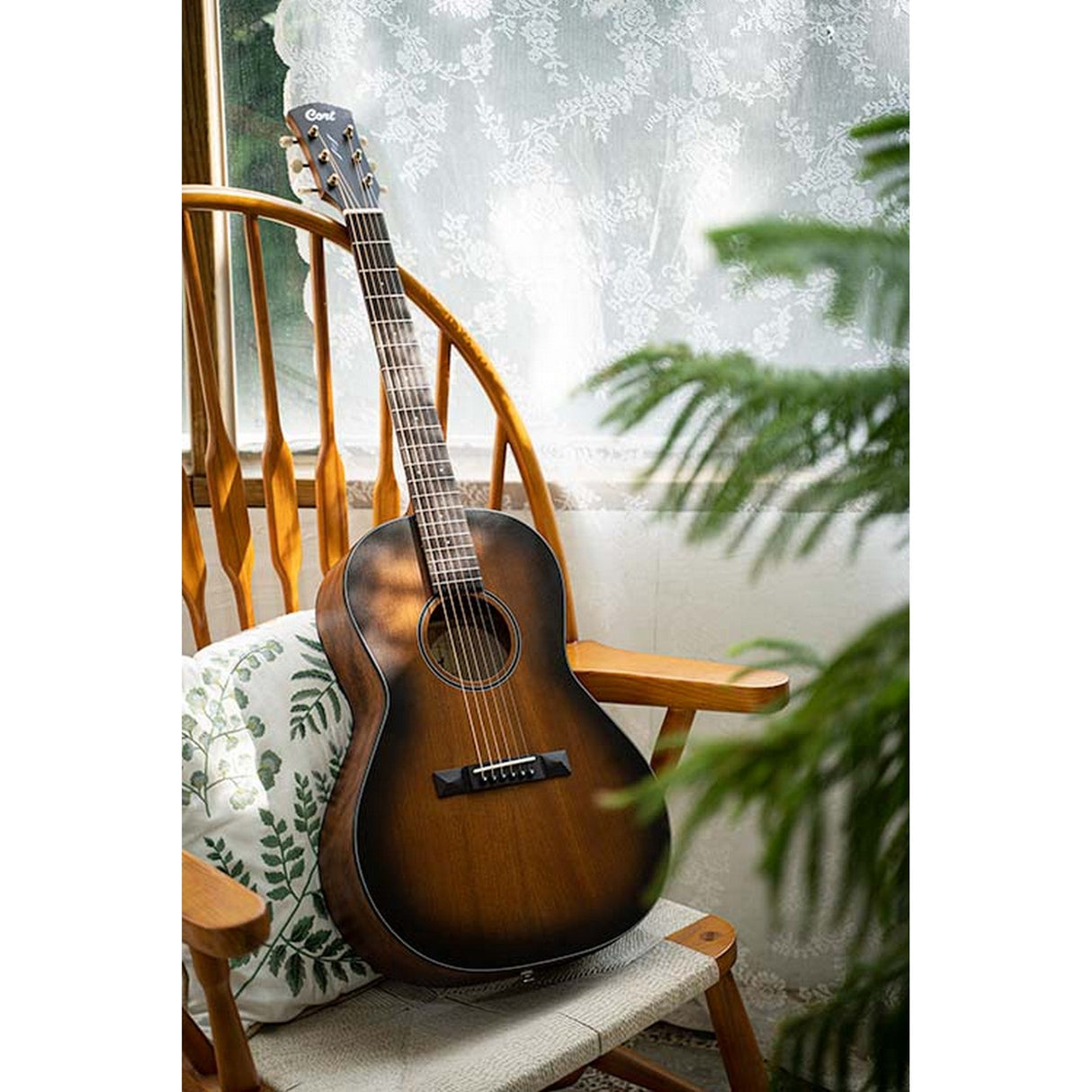 Cort CORE PE Acoustic-Electric Guitar Core Mahogany - guitar