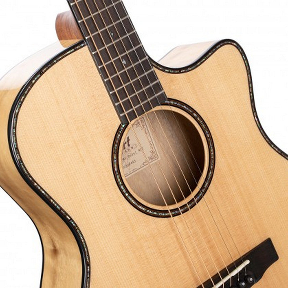 Cort GA-MY Bevel Acoustic-Electric Guitar Myrtlewood Natural - guitar