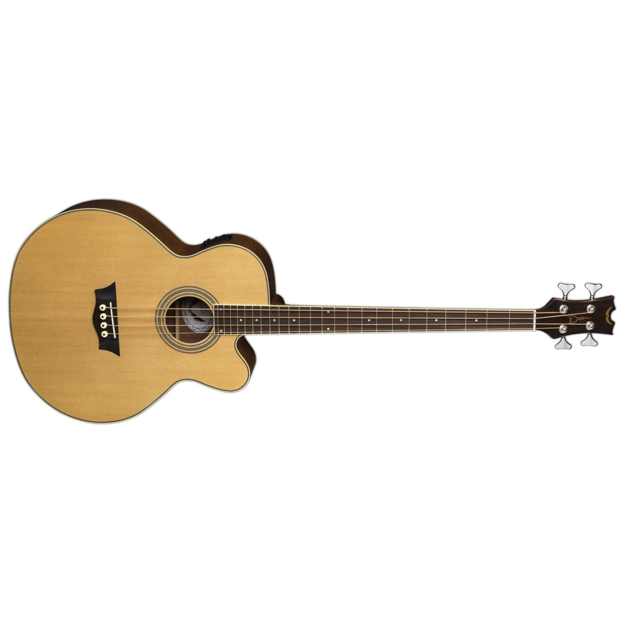 Dean Guitars Acoustic/Electric Cutaway Bass Guitar 4-String - guitar