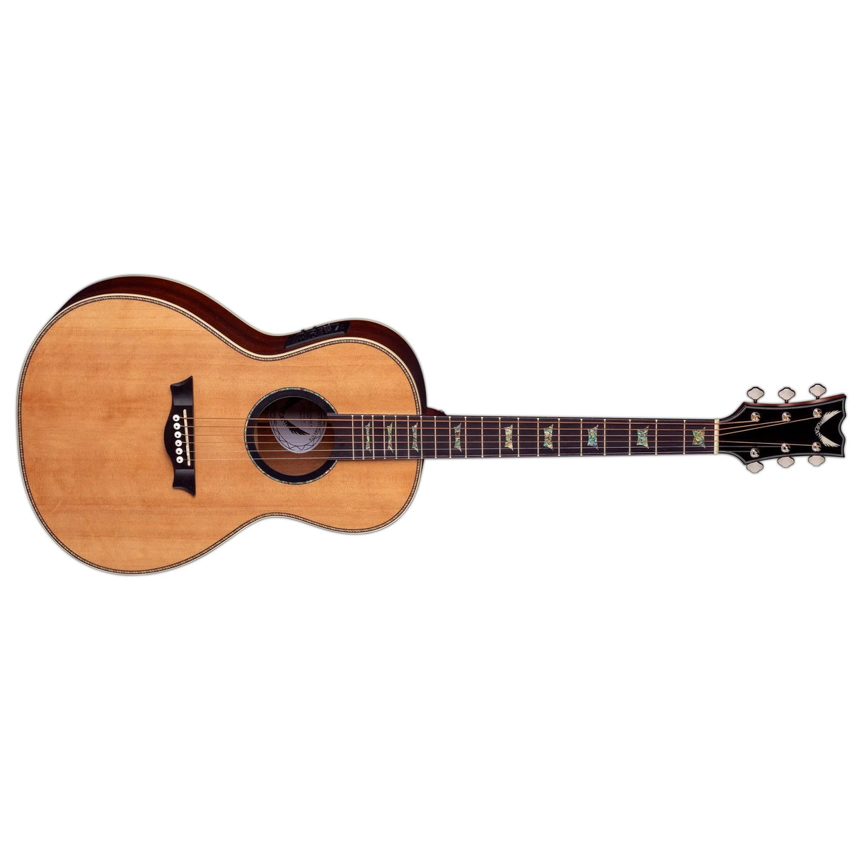 Dean Guitars ST Augustine Elite Parlor Solid Top A/E Mahogany Acoustic/Electric Guitar - guitar