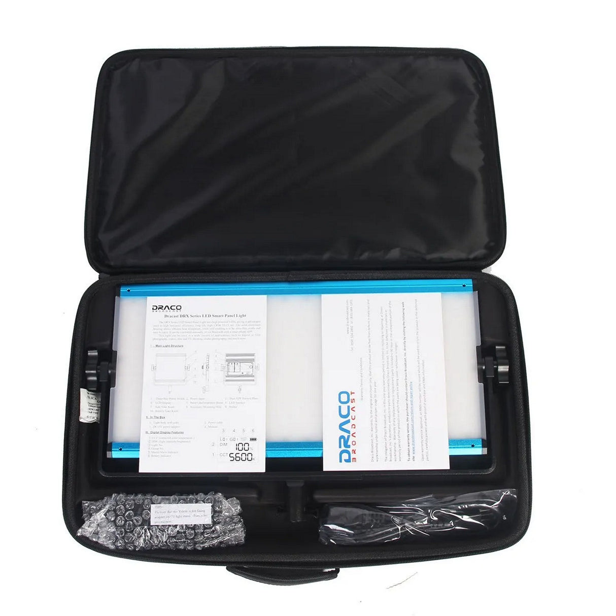 Dracast DRX1000DN LED1000 X Series Daylight LED Light with Dual NP-F Battery Plate