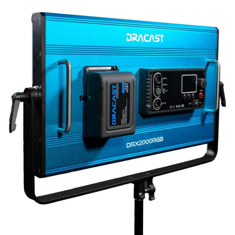 Dracast DRX2000RGB X Series LED2000 RGB and Bi-Color LED Video Light Panel V-Mount