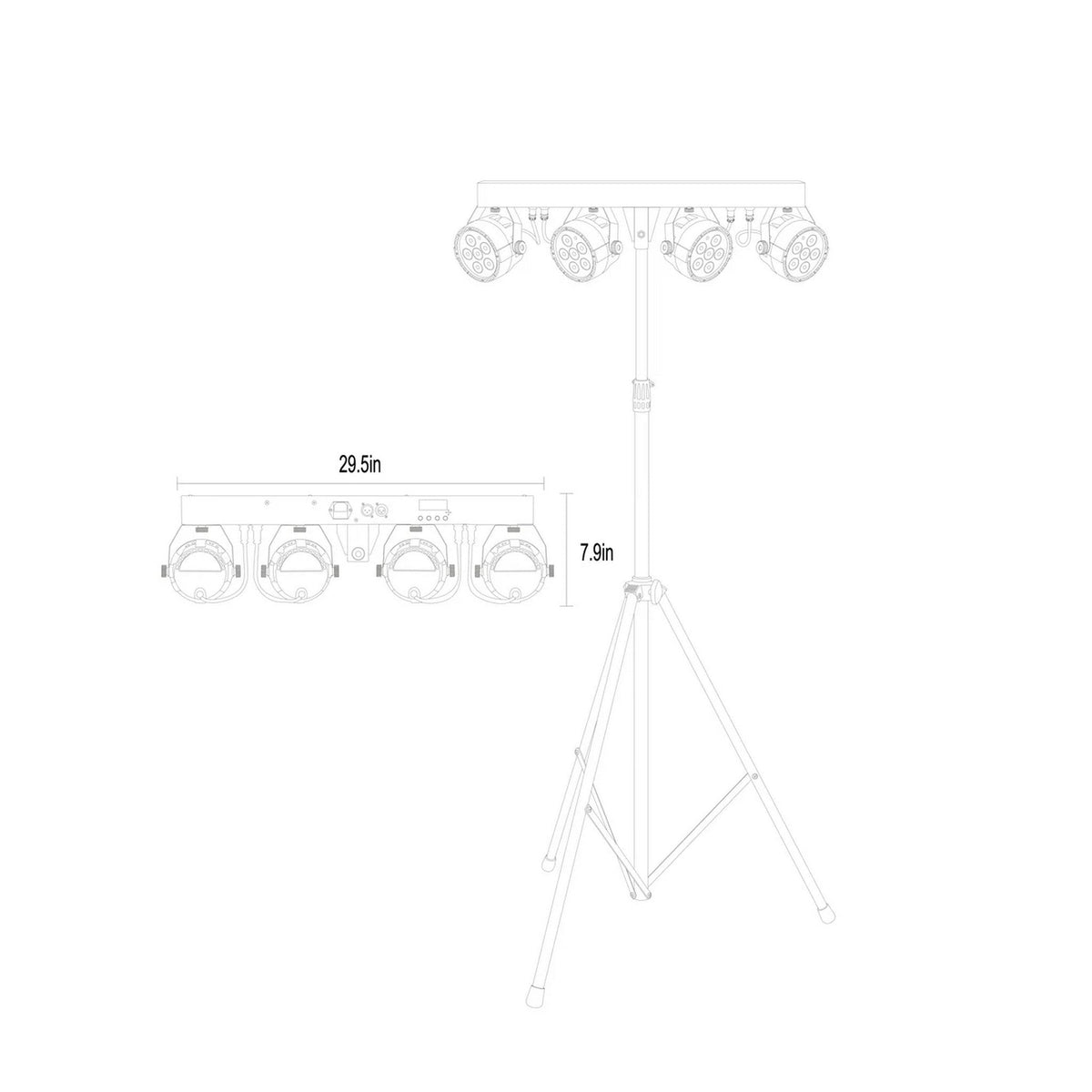 Event Lighting VIVIDBAR2 LED Lighting Bar