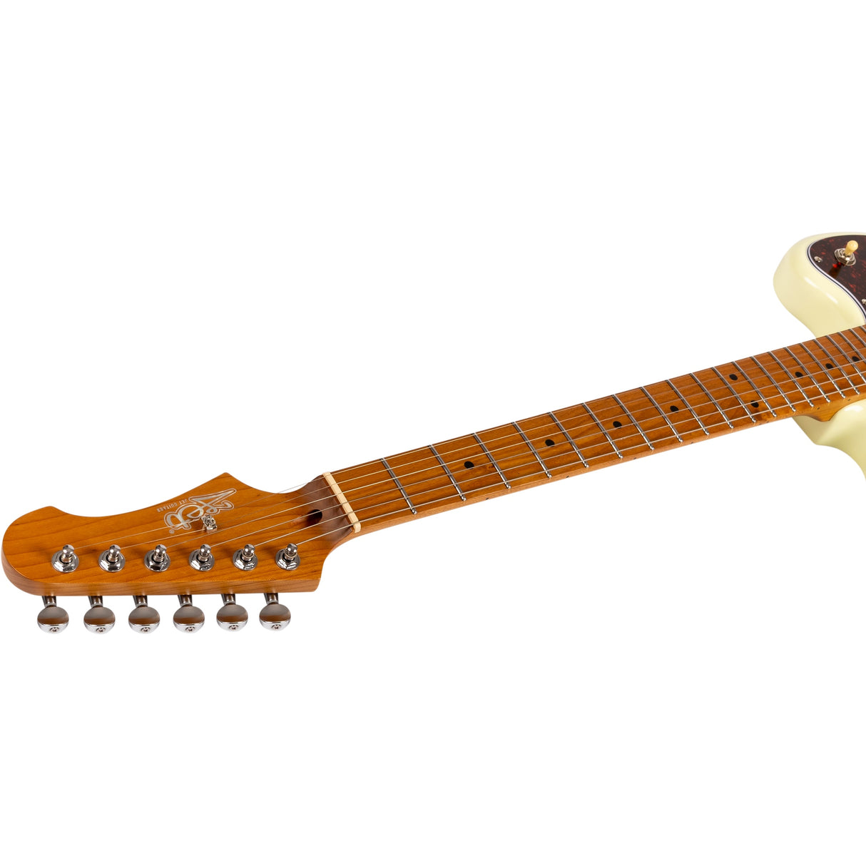 Jet Guitars JJ-300 P90 OW Electric Guitar, Olympic White Finish