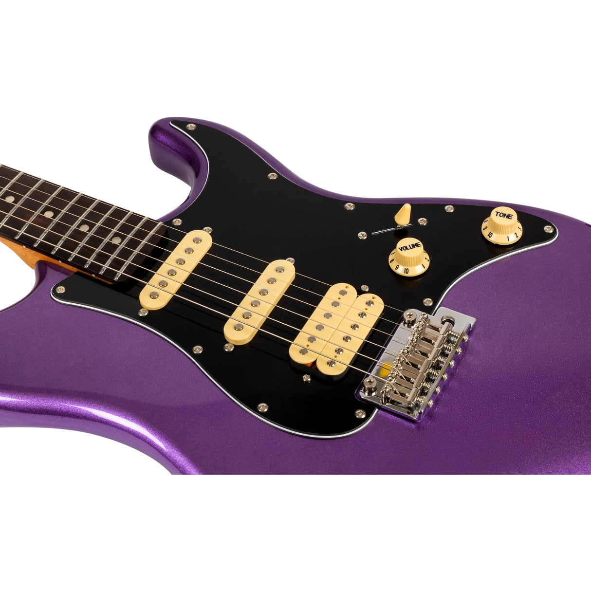 Jet Guitars JS-400 PLM R Electric Guitar, Plum Finish