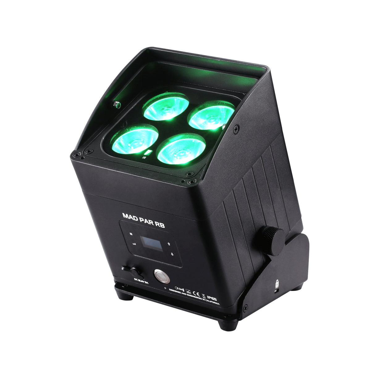 JMAZ Lighting MAD PAR RB 80W RGBAL+C LED Swappable Battery Powered Outdoor Uplight