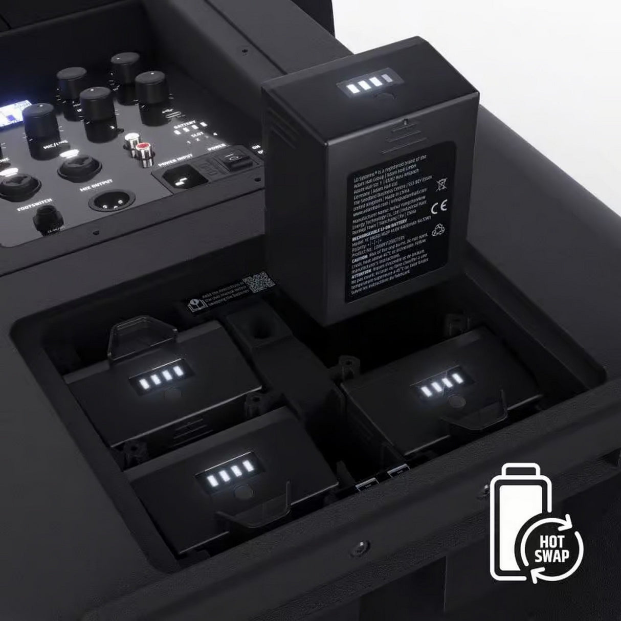 LD Systems ANNY 12 Battery-Powered Bluetooth PA System, 12-Inch