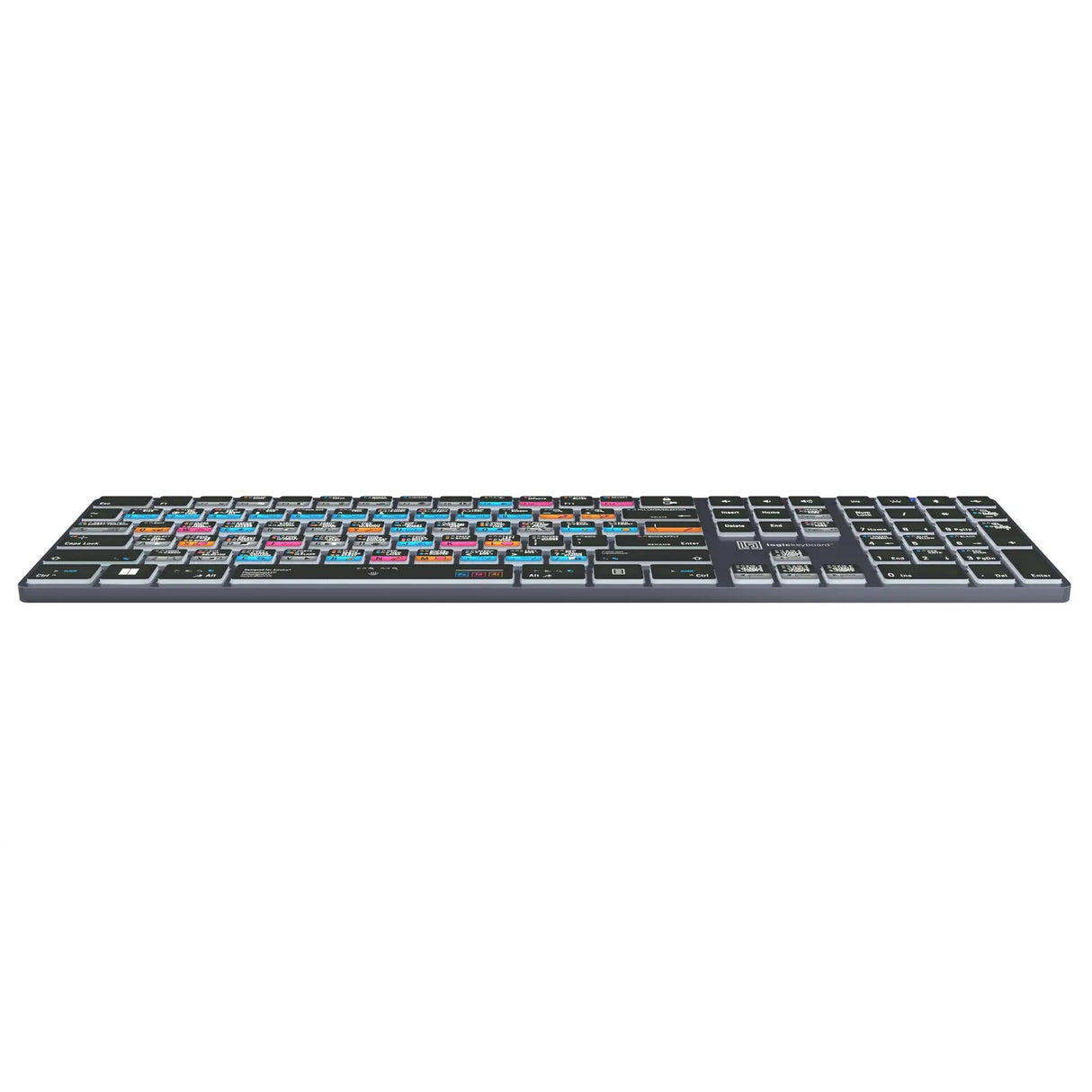Logickeyboard TITAN Wireless Backlit Keyboard for Adobe Graphic Designer US Windows