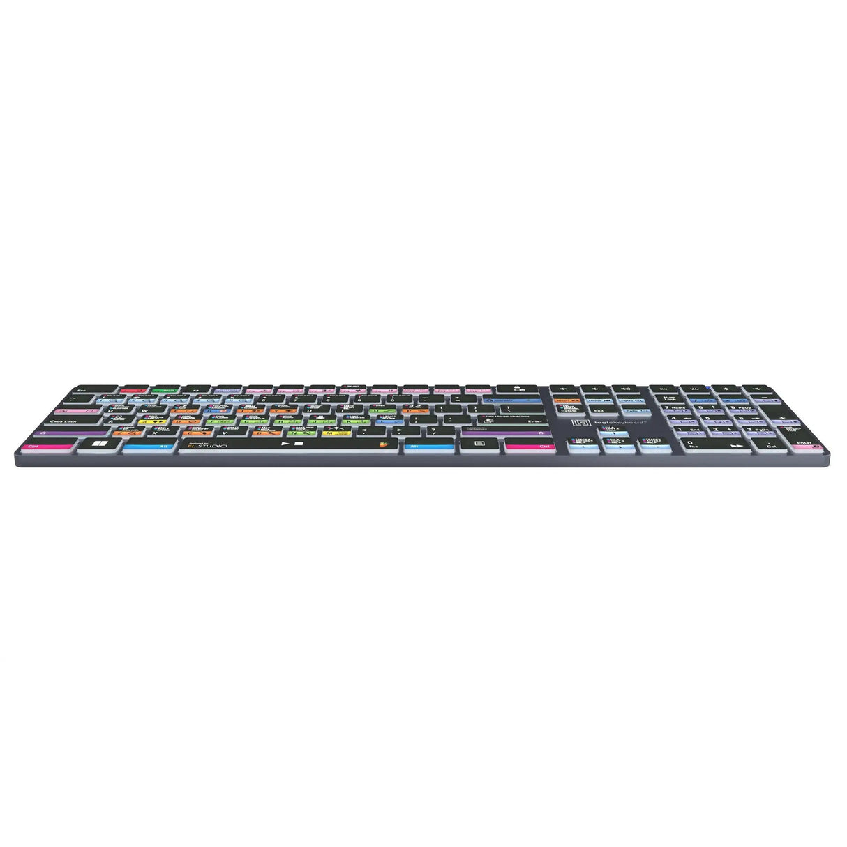 Logickeyboard TITAN Wireless Backlit Keyboard for FL Studio US Windows