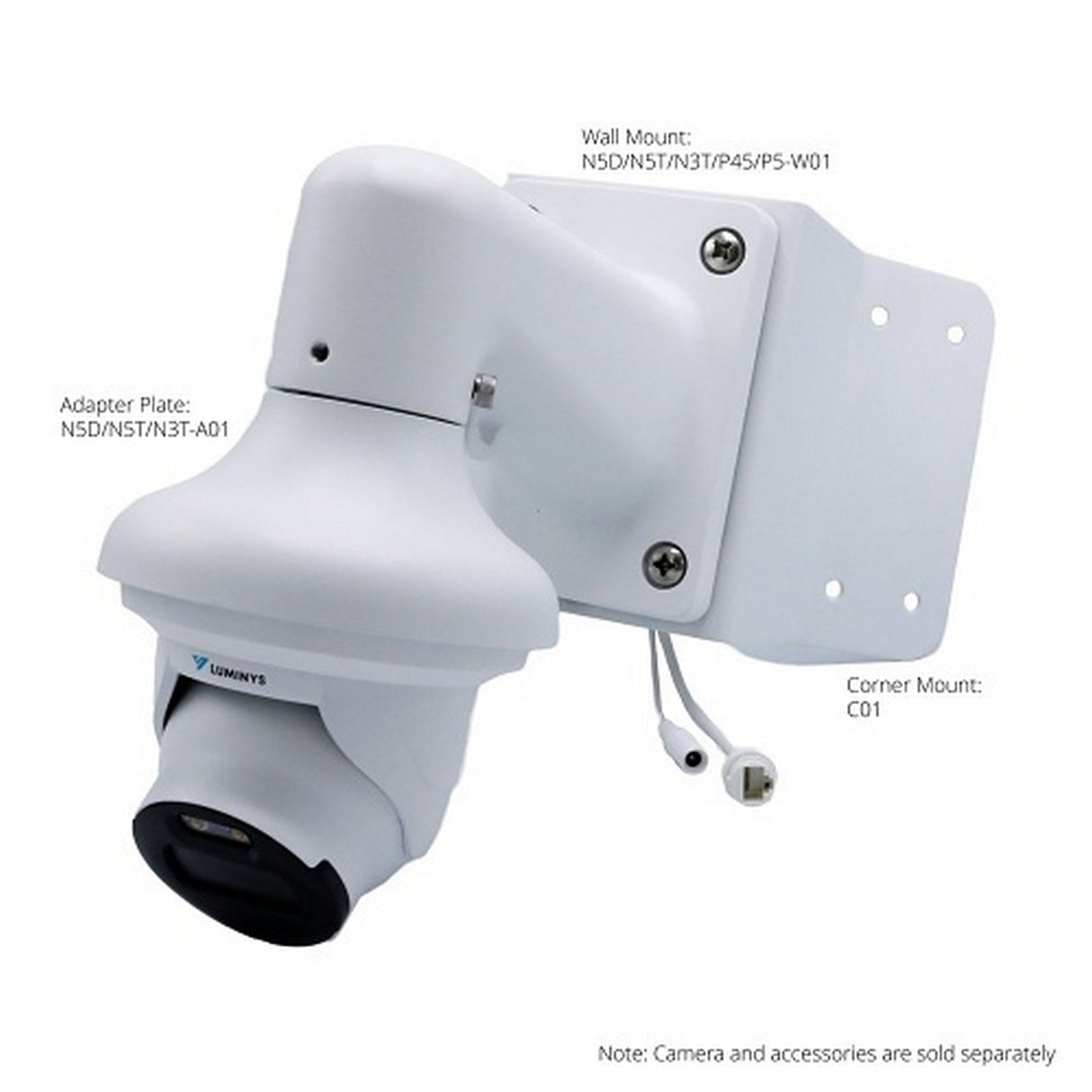 Luminys N3T-8LA2 8MP Network Dual-Light Fixed Turret Camera