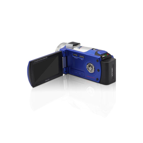 Minolta MN2K50NV 2.7K Ultra HD 48 MP Night Vision Camcorder Blue