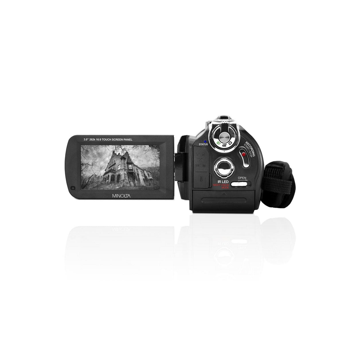 Minolta MN4K40NV 4K Ultra HD 30 MP Night Vision Camcorder Black