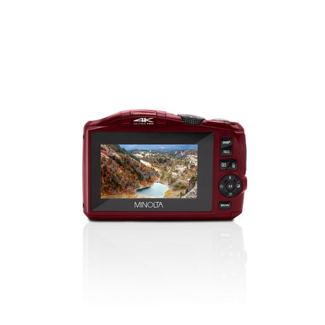 Minolta MND50 48 MP 4K Ultra HD Digital Camera Red