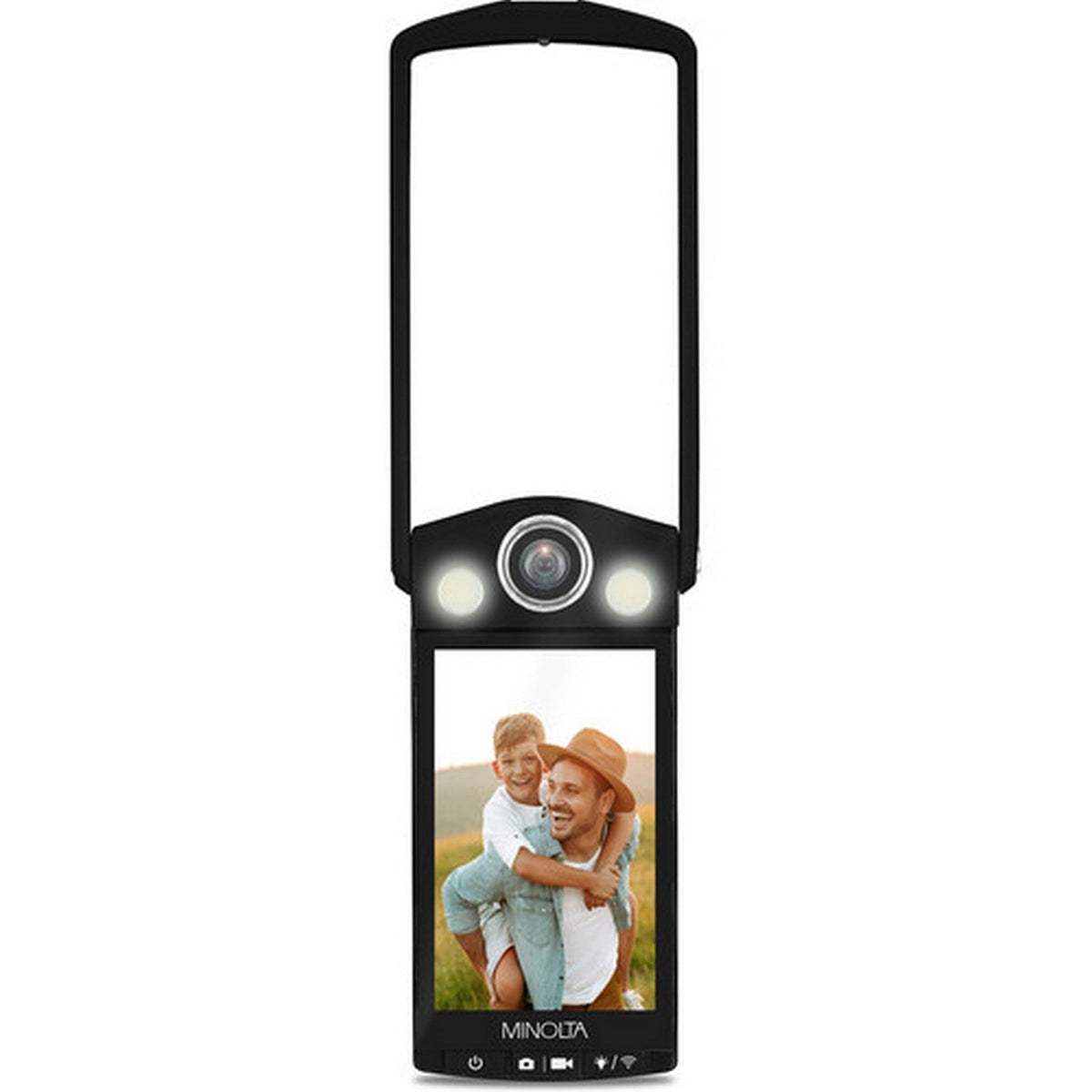 Minolta MN4KFLIP 4K Vlogging Camera with 64MP Photos and Selfie Stand