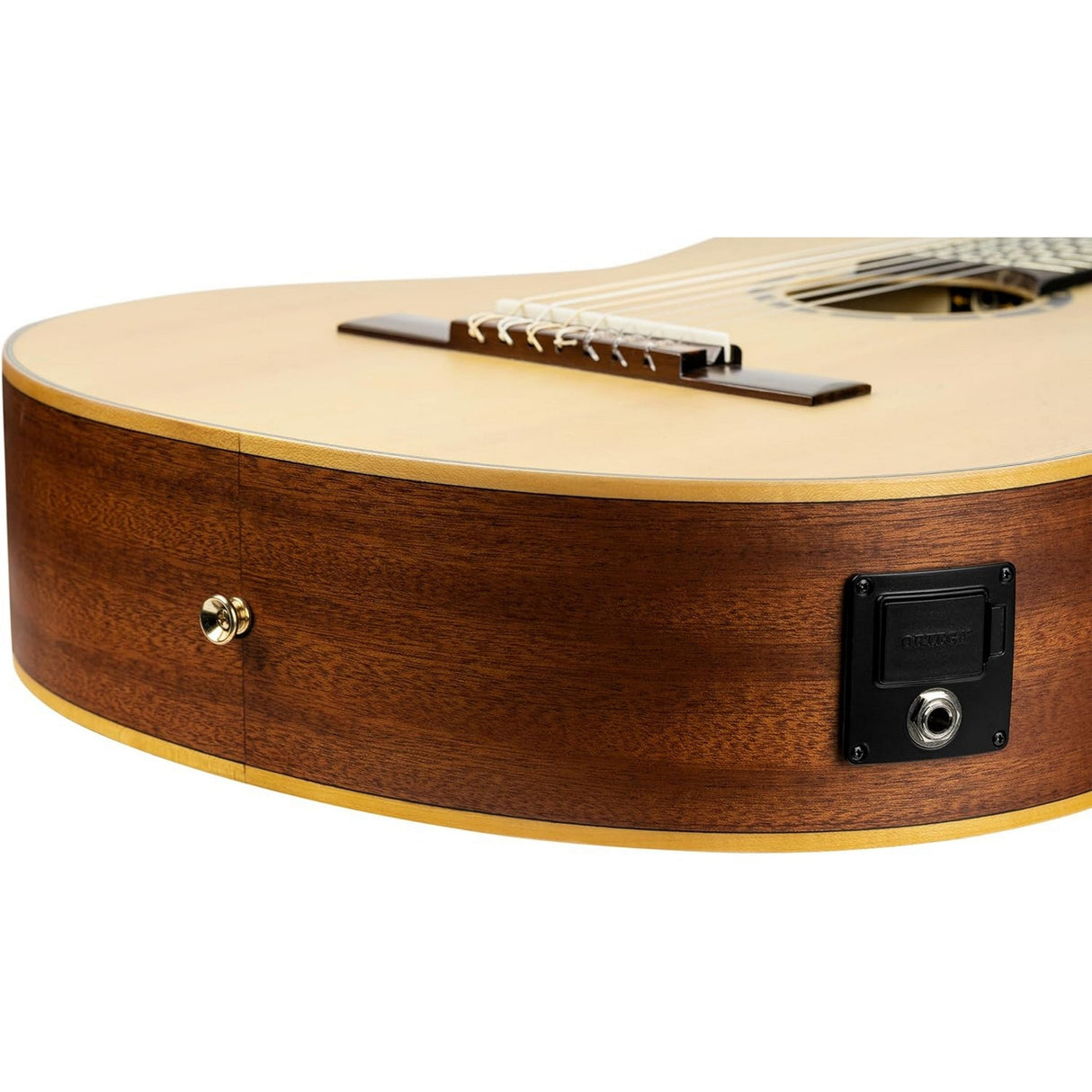 Ortega Guitars RCE133-7 Family Series Pro Full Size Seven String Acoustic Electric Guitar