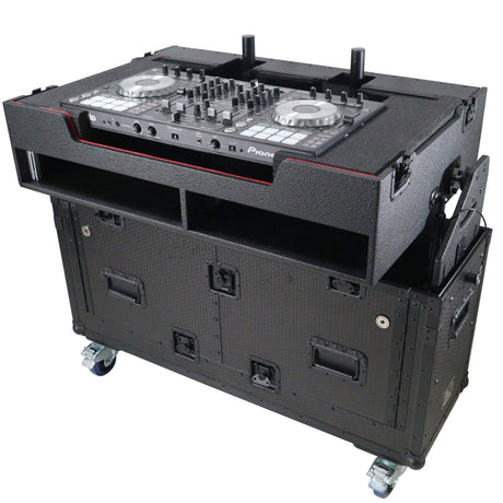 ProX XZF-UCXX Flip-Ready Hydraulic DJ Flight Case for Pioneer DJ DDJ-REV7 XDJ-XZ DDJ-1000 SZ2 SX3