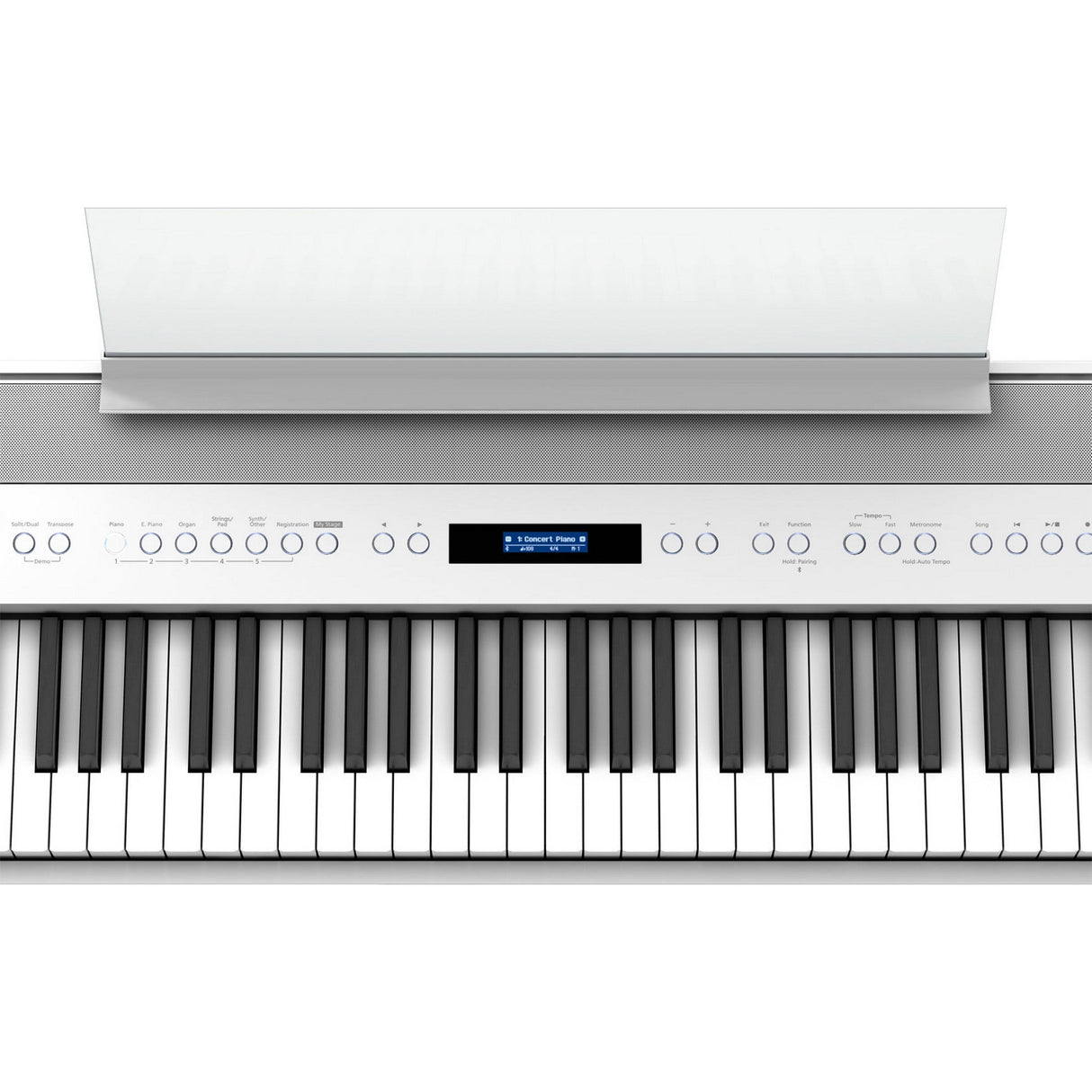 Roland FP-60X 88-key digital piano keyboard front view