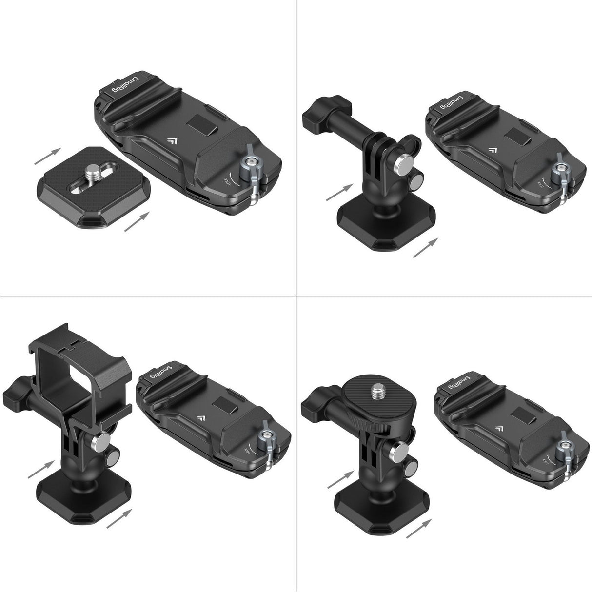SmallRig 5655 Universal Backpack Clip Kit Camera Mount