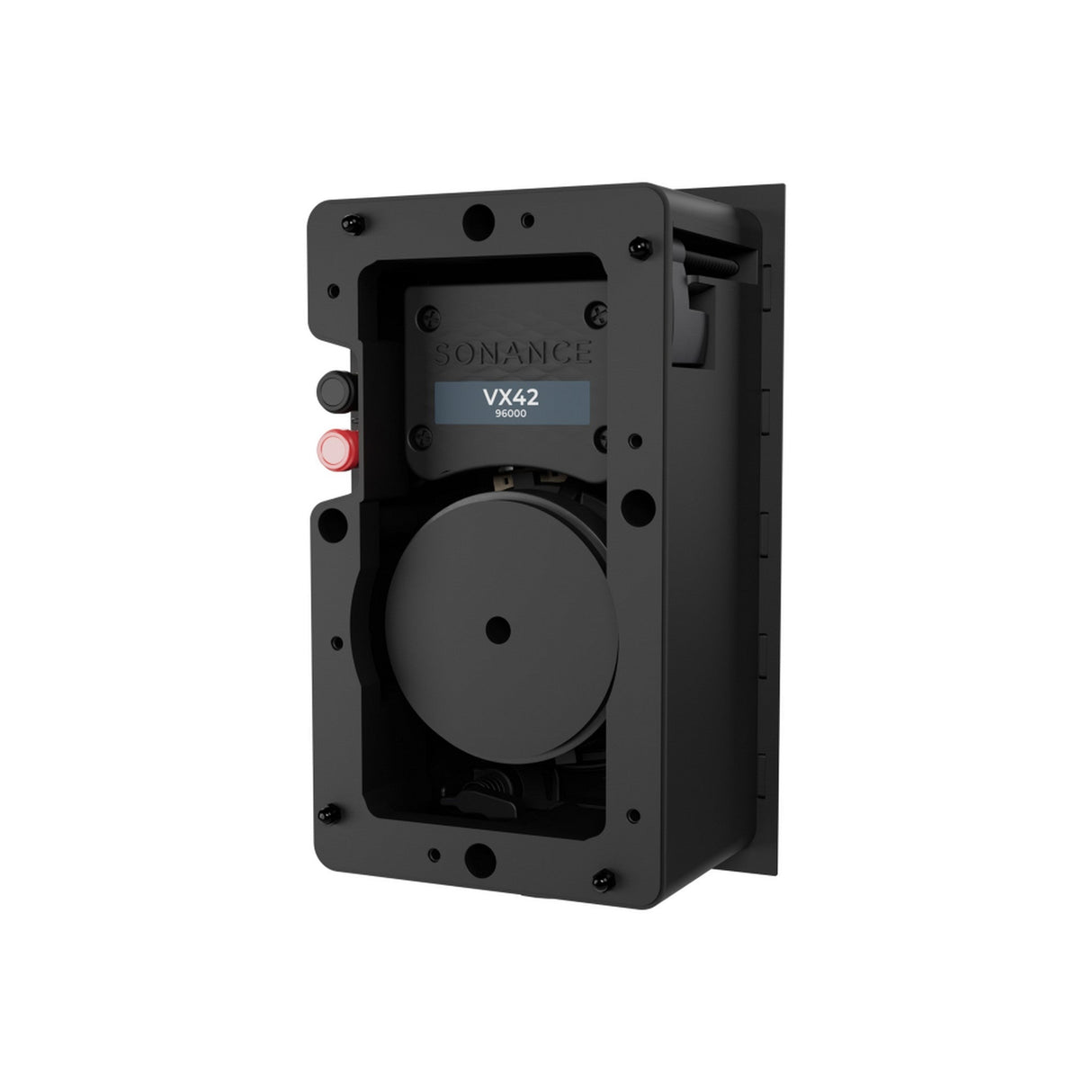 Sonance VX 4-Inch Rectangle In-Wall Speaker with White Micro Trim Grille Pair