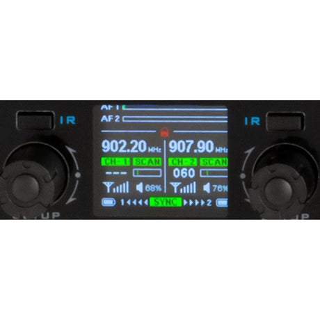 VocoPro SingerSongwriter Digital UHF PLL Wireless System 902.00MHz to 928.00 MHz