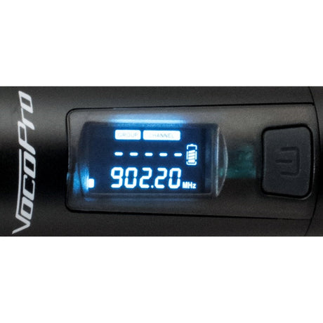 VocoPro SingerSongwriter Digital UHF PLL Wireless System 902.00MHz to 928.00 MHz