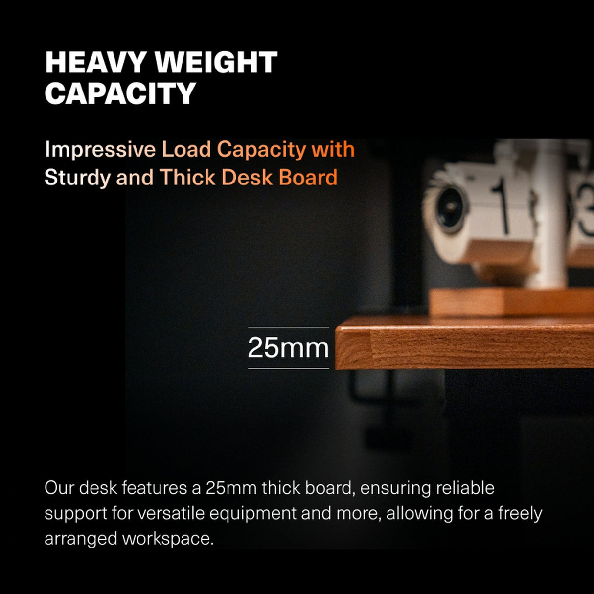 Wavebone Starship Studio Standing Desk with Keyboard Tray