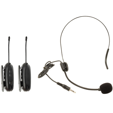 VocoPro Commander-Air Digital UHF Wireless Rechargeable One-Way Communication System - 902.0-908.5 MHz
