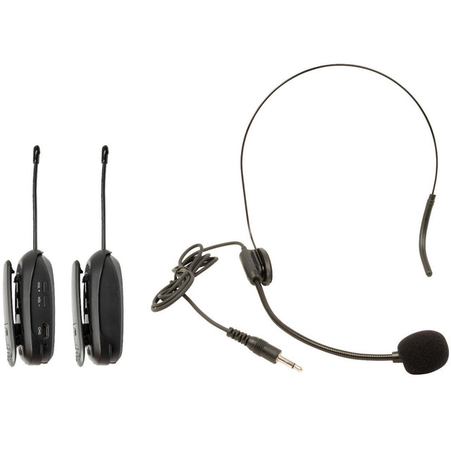 VocoPro Commander-Air Digital UHF Wireless Rechargeable One-Way Communication System - 902.0-908.5 MHz