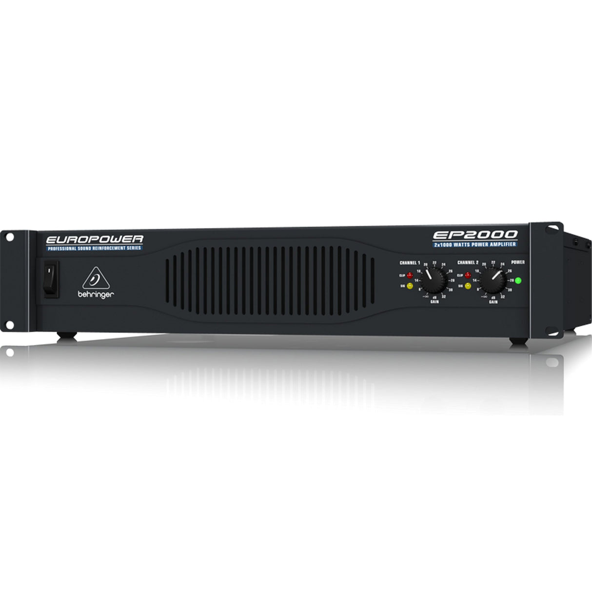Behringer EUROPOWER EP2000 Professional 2,000-Watt Stereo Power Amplifier...