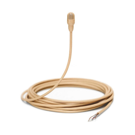 Shure TL47T/O TwinPlex Omnidirectional Subminiature Lavalier Microphone Tan Bare Wire with Accessories