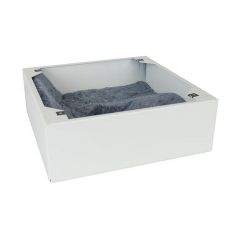 Lowell CB84-SGVP Surface-Mount Steel Backbox for 8-Inch Speaker White