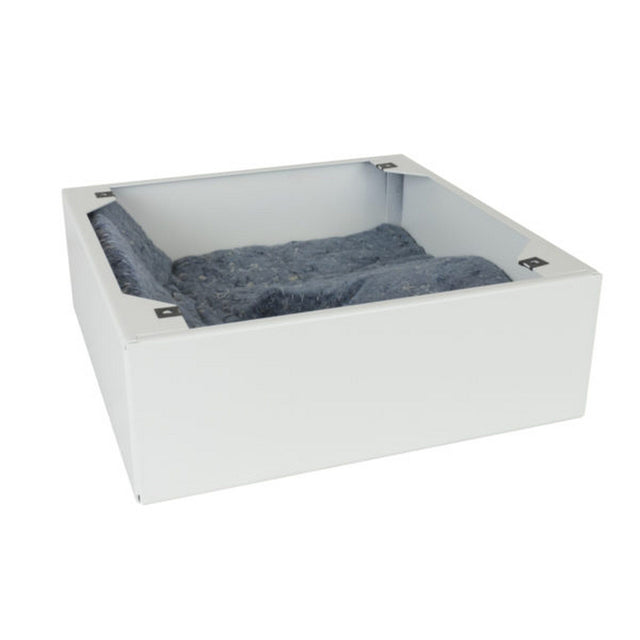 Lowell CB84-SGVP Surface-Mount Steel Backbox for 8-Inch Speaker White