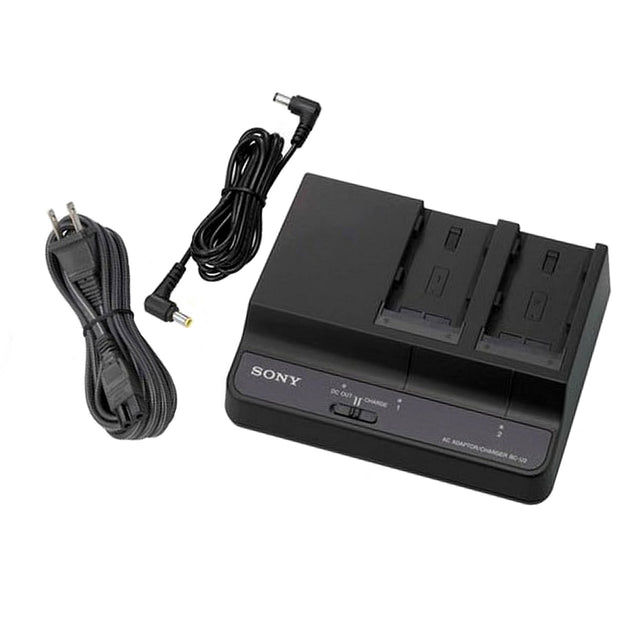 Sony BCU2 Dual Battery Charger AC Adaptor BP-U30/U60