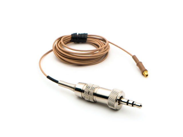 Countryman E6CABLET1SR 3.5mm Locking E6 Earset Snap On 1mm Cable for Sennheiser EW100 EW300 EW500 G2 G3 SK1093 Tan