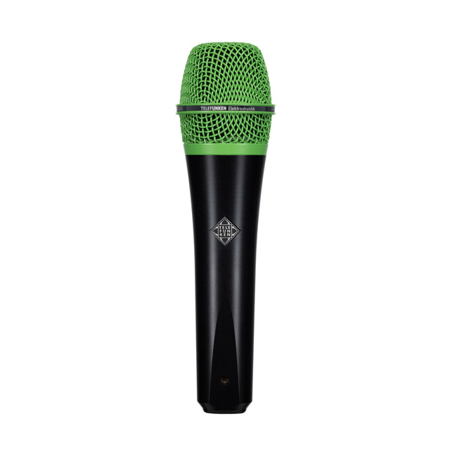 Telefunken M80 Supercardioid Handheld Dynamic Microphone Black with Green Grille