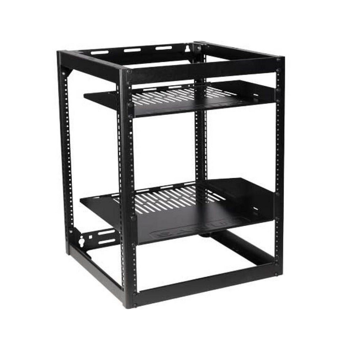 Sanus CFR1615-B1 26 Inch Tall AV 15U Stackable Skeleton Rack
