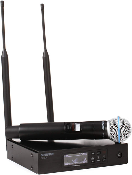 Shure QLXD24/B58 Handheld Wireless System - G50: 470 - 534 MHz