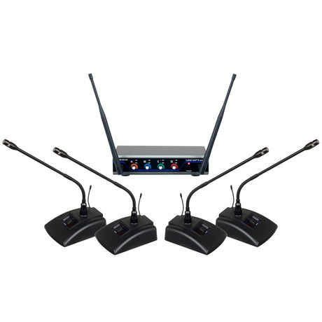 VocoPro Digital-Quad-C3-II 4-Channel UHF Digital Wireless Conference System