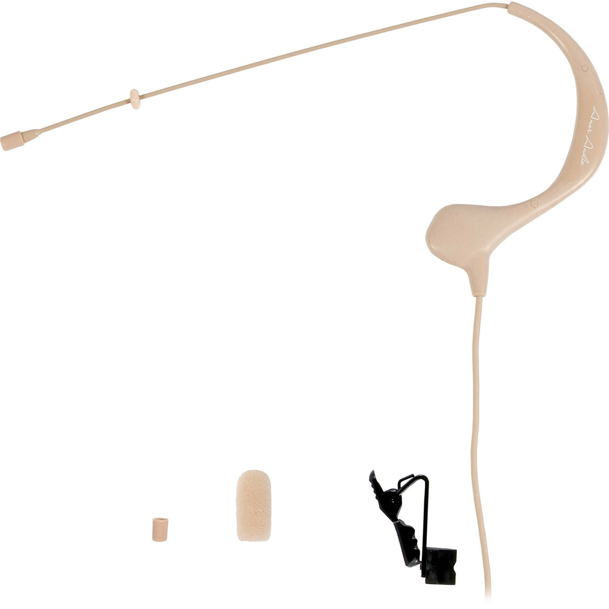 Galaxy Audio AM17-OBG-AT Omnidirectional Single Ear Headworn Microphone Wired for Audio-Technica Transmitters