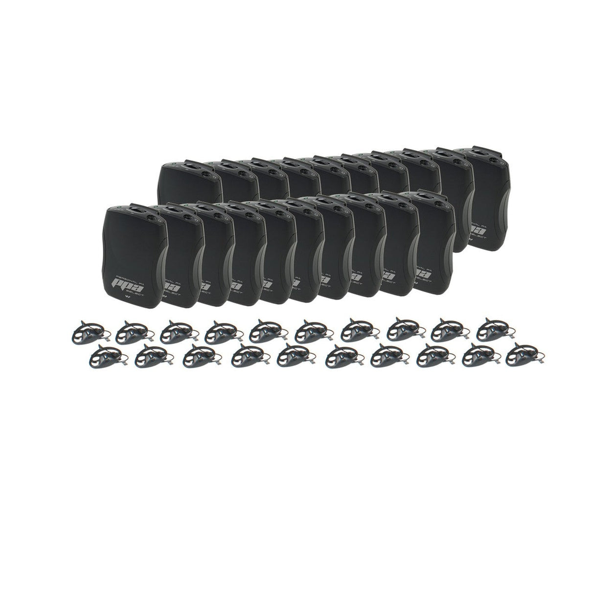 Williams Sound PPA R37-20 20-Pack FM Receiver Bundle