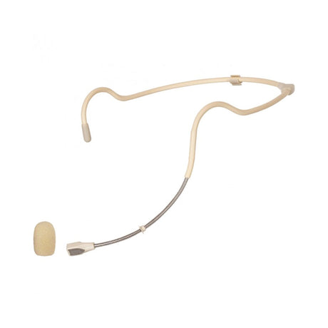 Galaxy Audio HSM24-OWP-2AT Waterproof Dual Ear Headset Microphone Beige Audio Technica Connector