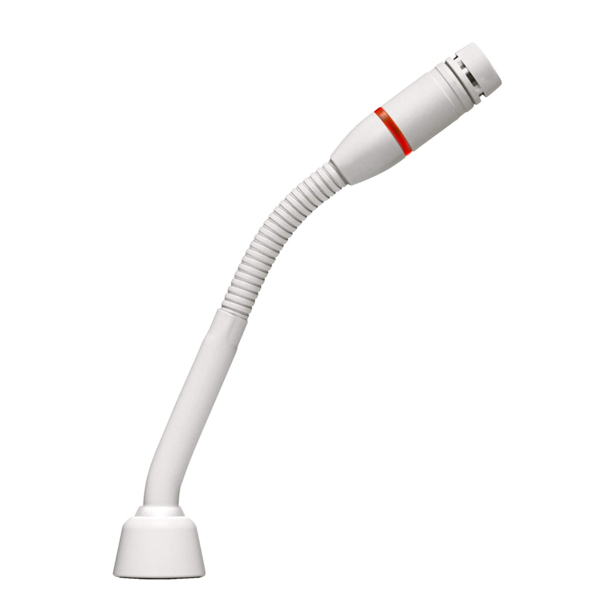 Shure MX405WRLP/N 5-Inch Gooseneck Microphone with Light Ring White