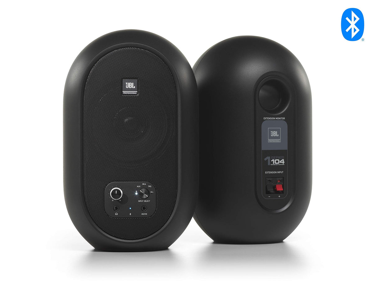 JBL Professional 104-BT Compact Desktop Reference Monitors with Bluetooth Black (Used) - used