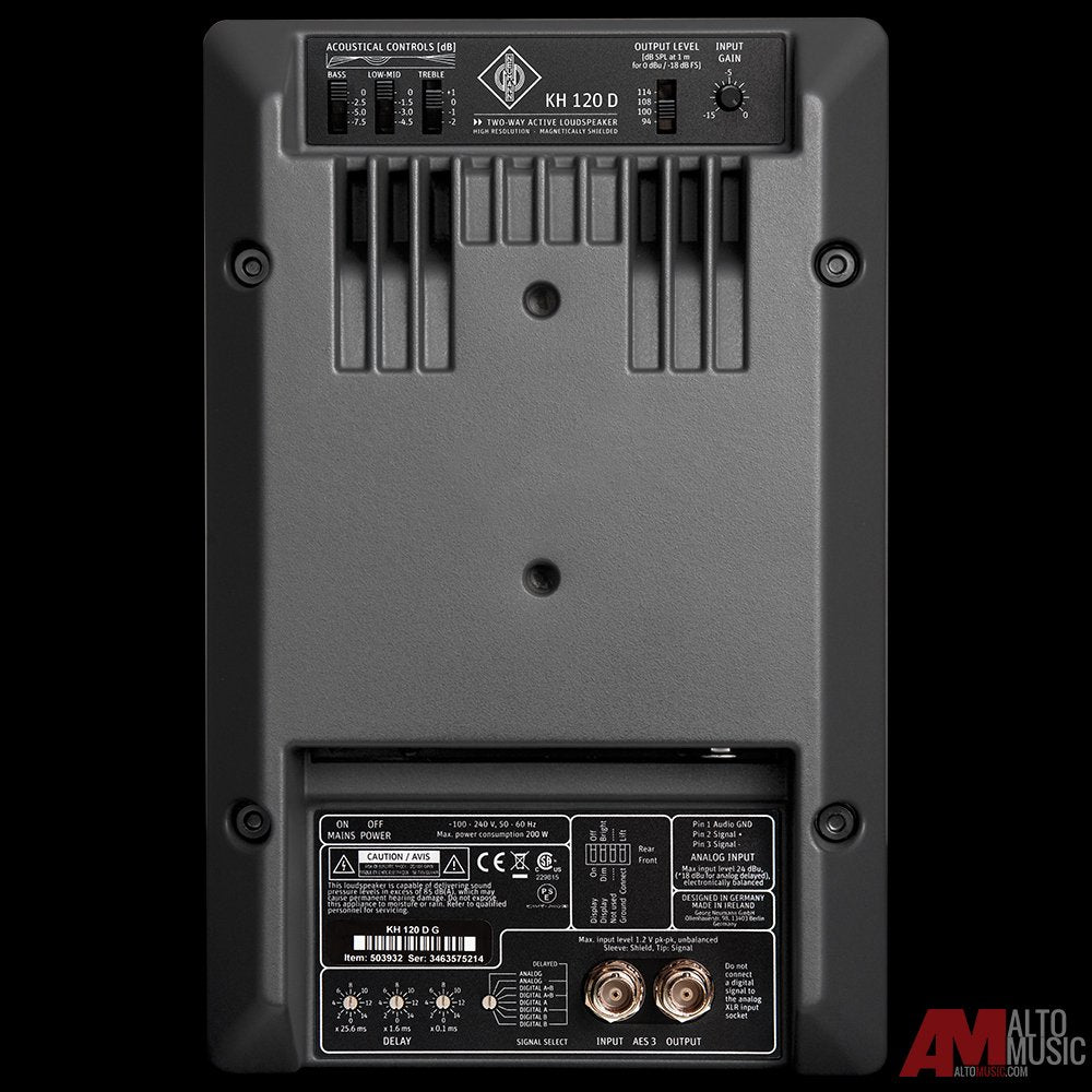 Neumann KH 120 D G 5.25-Inch Active Near-Field Monitor with Digital Input and Delay Single Unit