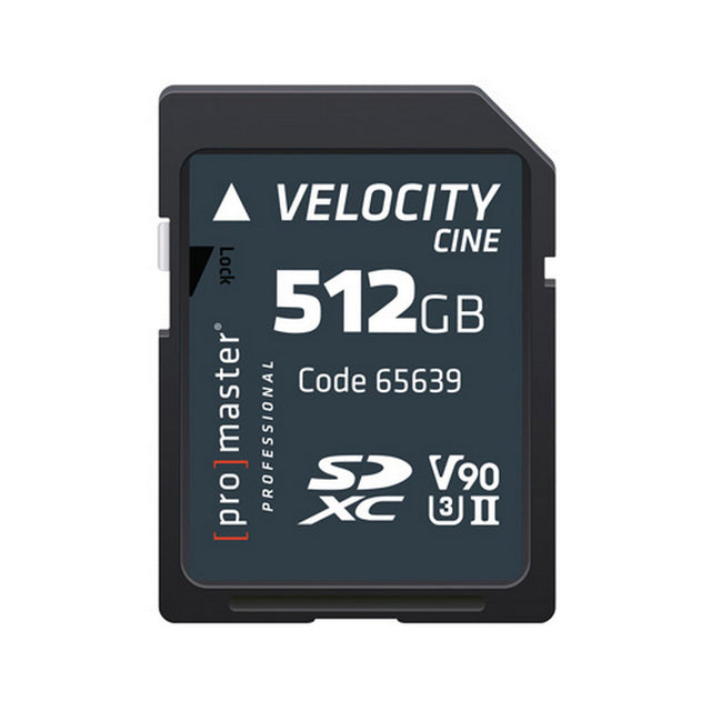 ProMaster SDXC Velocity CINE Memory Card 512GB